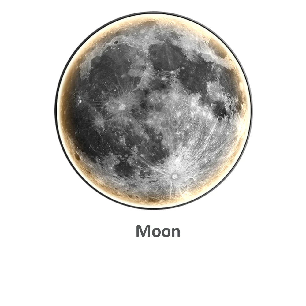 LunaLux - LED moon wall light